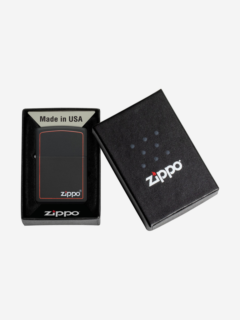 Зажигалка бензиновая ZIPPO 218ZB Classic Black Matte