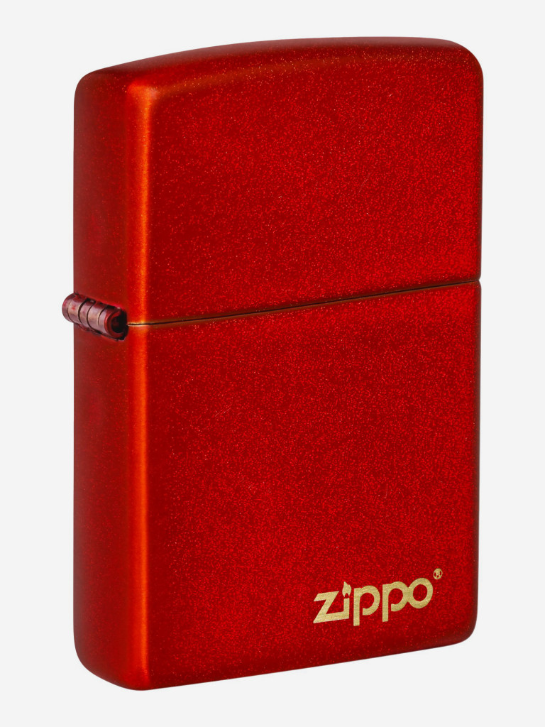 Зажигалка бензиновая ZIPPO 49475ZL Classic Logo Metallic Red