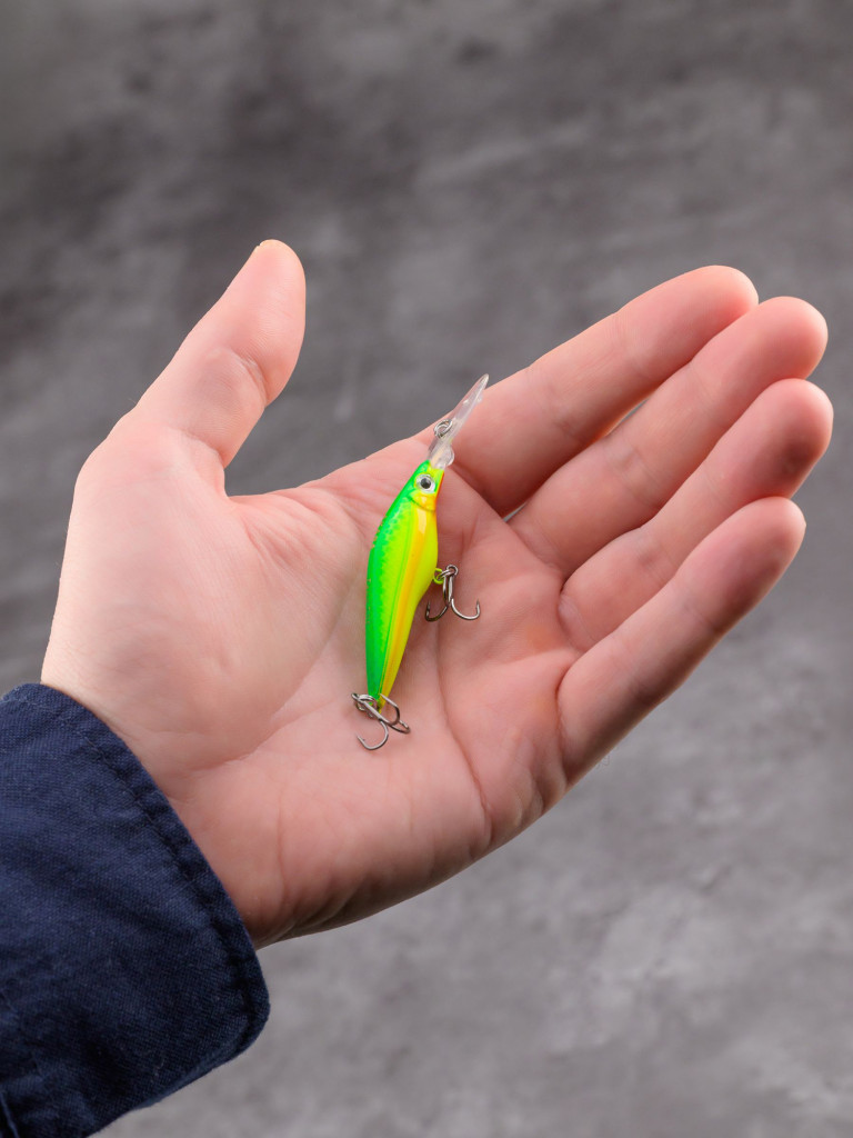 Воблер Akara Fang 50F минноу плавающий на окуня, голавля, форель 3,5гр A31