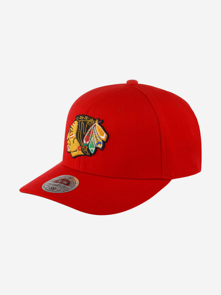 Бейсболка MITCHELL NESS MN-NHL-EU127-CHIBLA-RED Chicago Blackhawks NHL (красный)