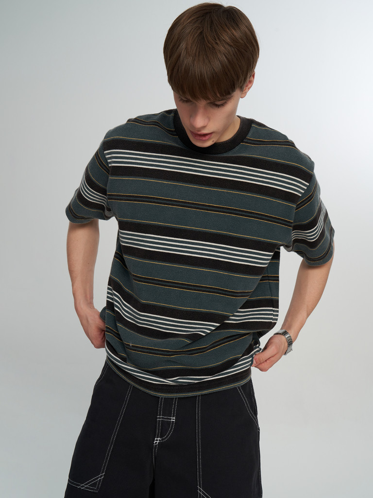 Футболка мужская Vans LX Pique Stripe SS