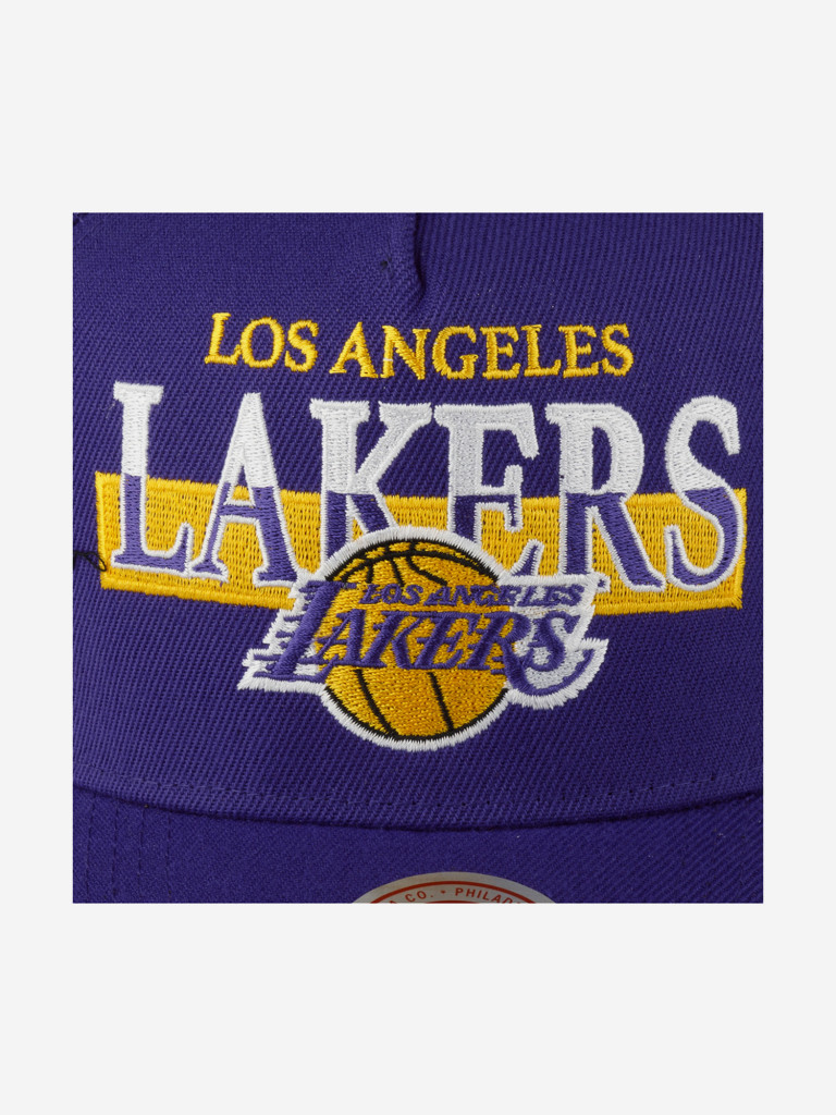 Бейсболка MITCHELL NESS HP8405-LALPURP Los Angeles Lakers NBA (фиолетовый)