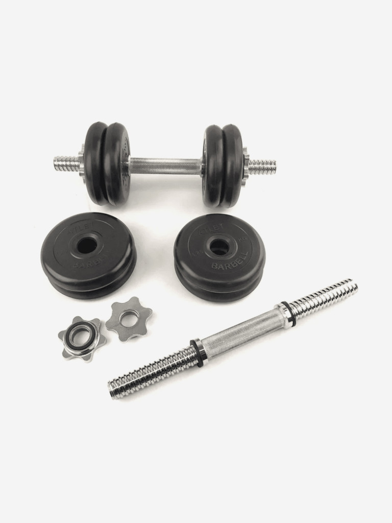 Гантели разборные BARBELL ATLET 1 по 6.5 кг (хромированный гриф)