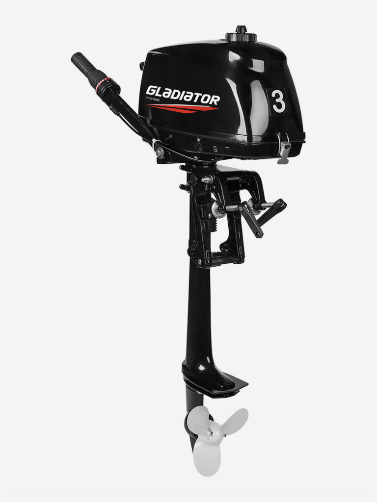 Двухтактный подвесной лодочный мотор GLADIATOR G3FHS