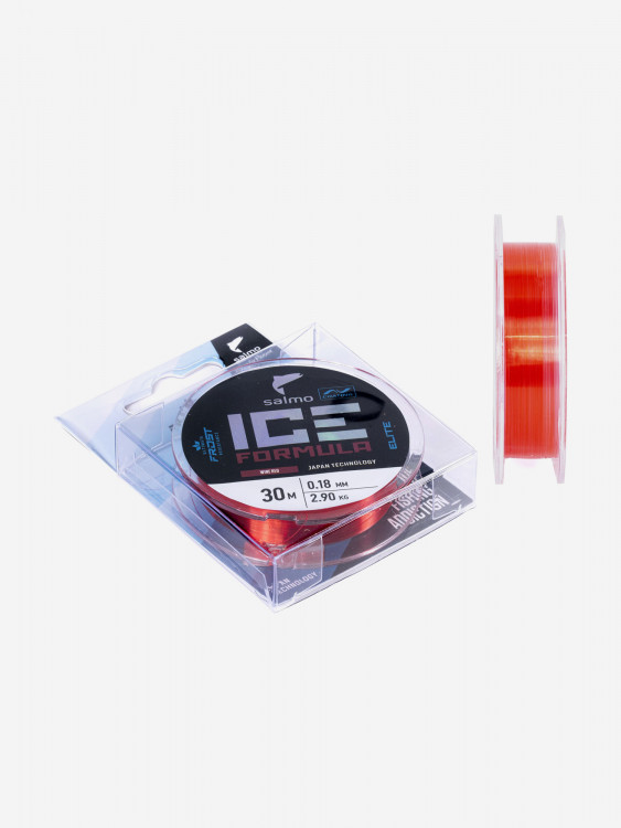 Леска для зимней рыбалки монофильная Salmo Elite ICE FORMULA Wine red длина 30 м, диаметр 0,18 мм
