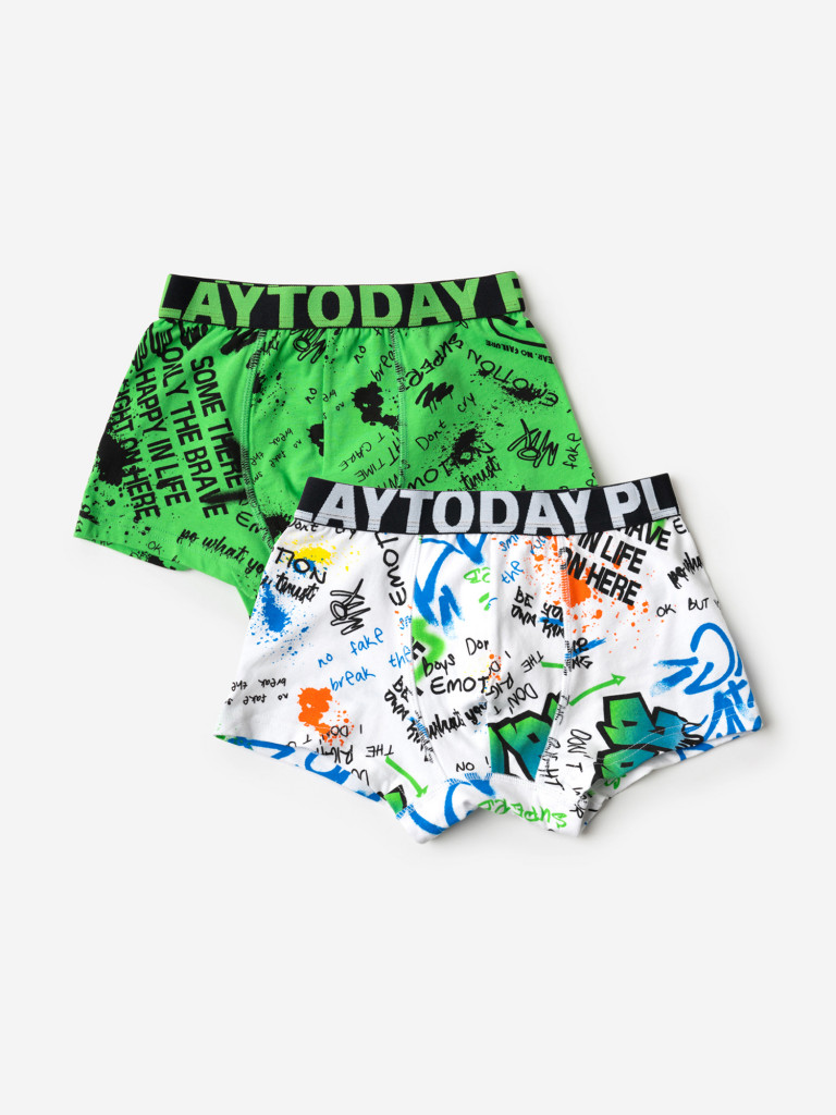 Трусы для мальчиков - боксеры, 2 шт PlayToday