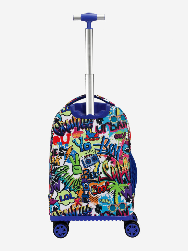 Чемодан детский BEYOND TIME D08 Граффити синий