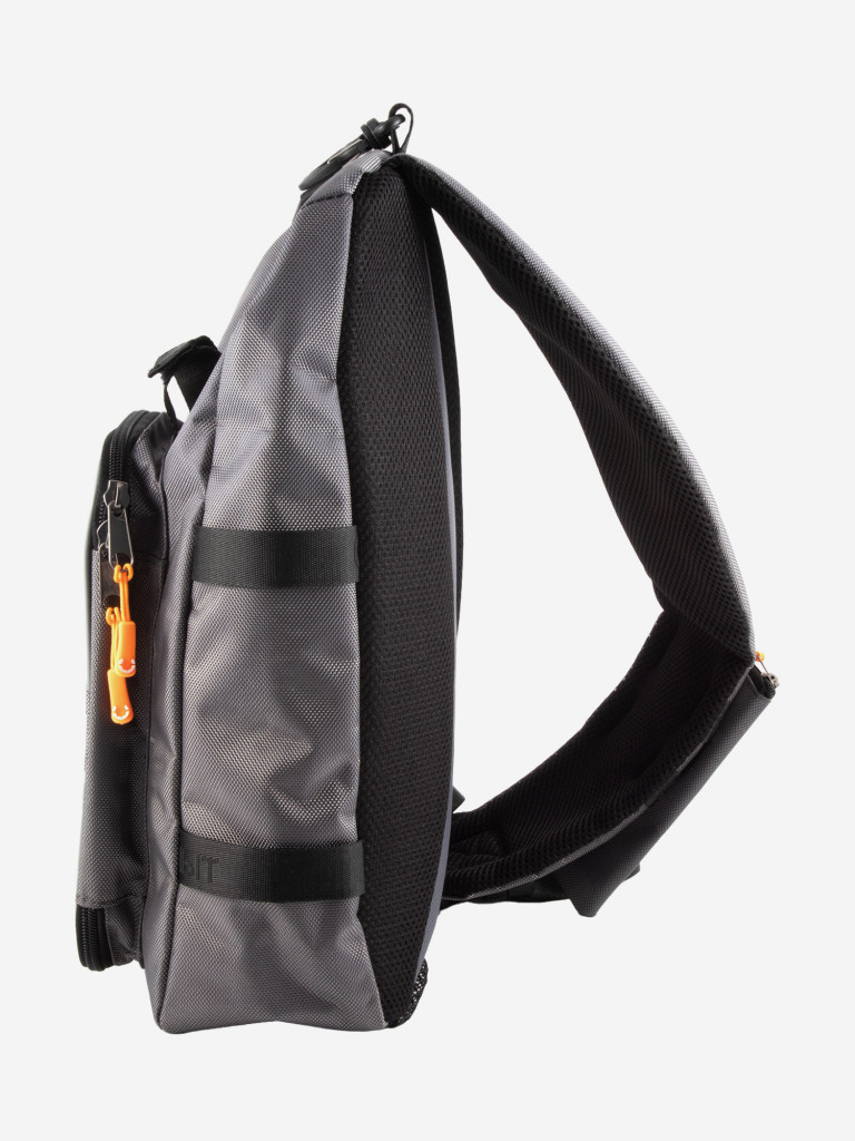 Сумка-рюкзак рыболовная Следопыт Sling Shoulder Bag, 44х24х17 см, цвет серый.