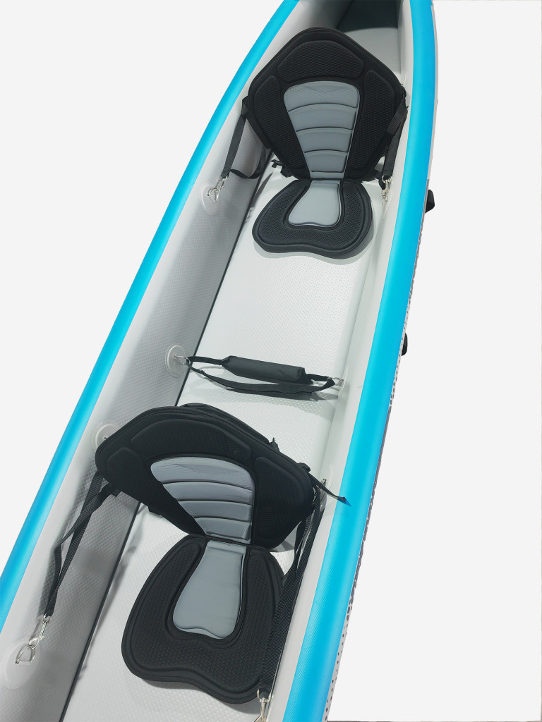 Надувной каяк Mousa Adventure Stability 473х76х37 см, 2-местный, Drop-Stitch дно, до 400 кг