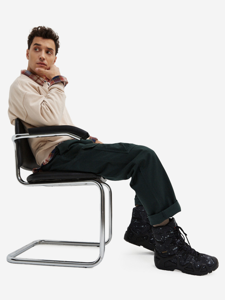 Ботинки зимние мужские ELKLAND 174, водонепроницаемые, противоскользящая двухслойная подошва, легкие