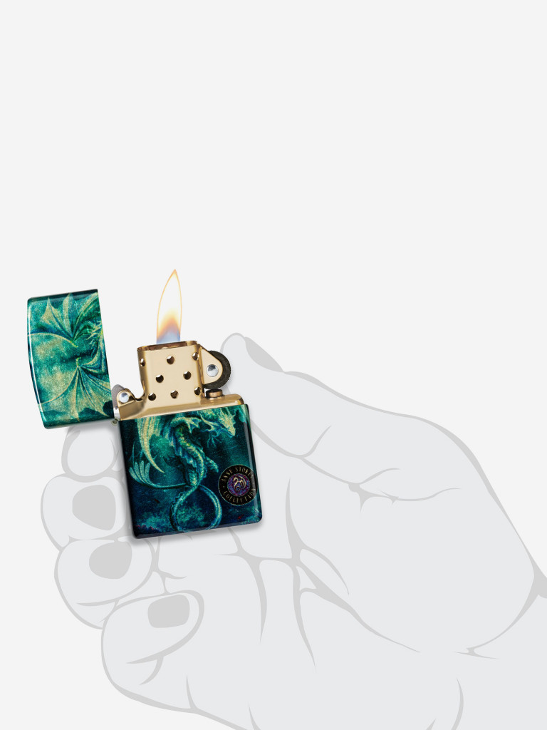 Зажигалка бензиновая ZIPPO 48986 Dragon Anne Stokes