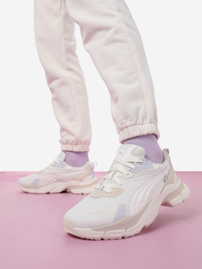 фото Кроссовки женские puma phlox clean, бежевый