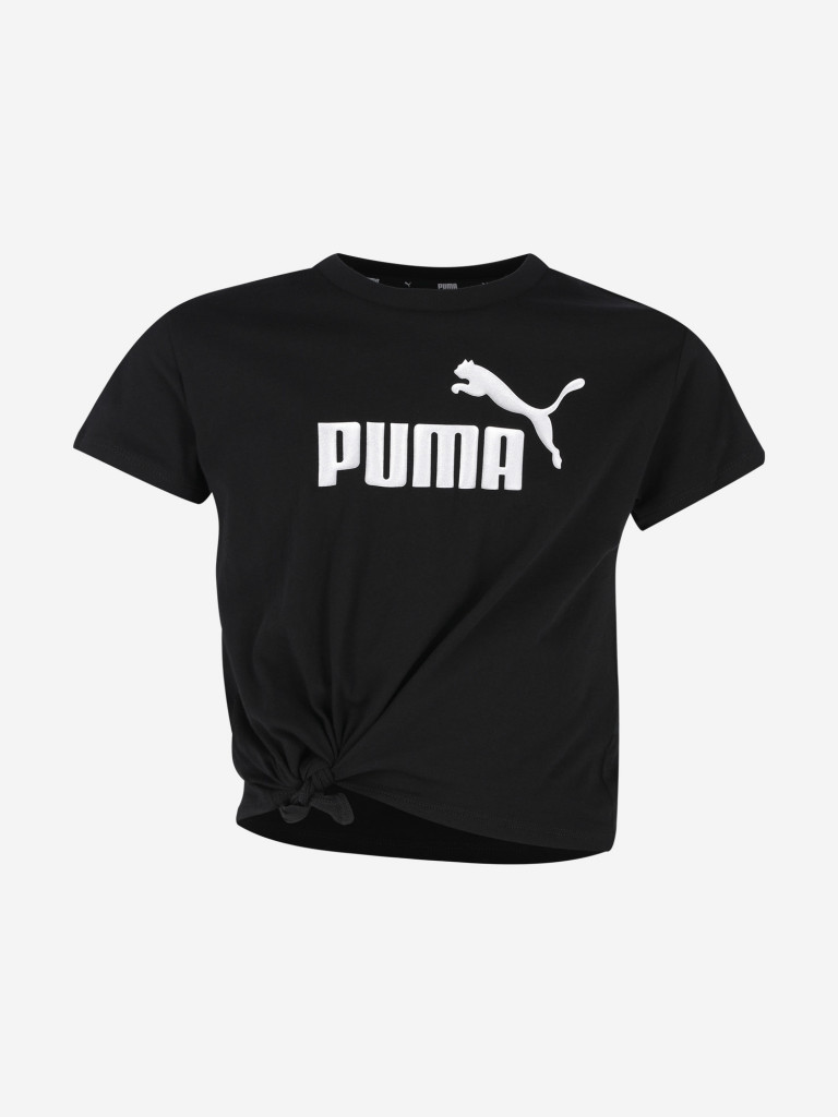 Футболка для девочек PUMA Ess+ Logo Knotted