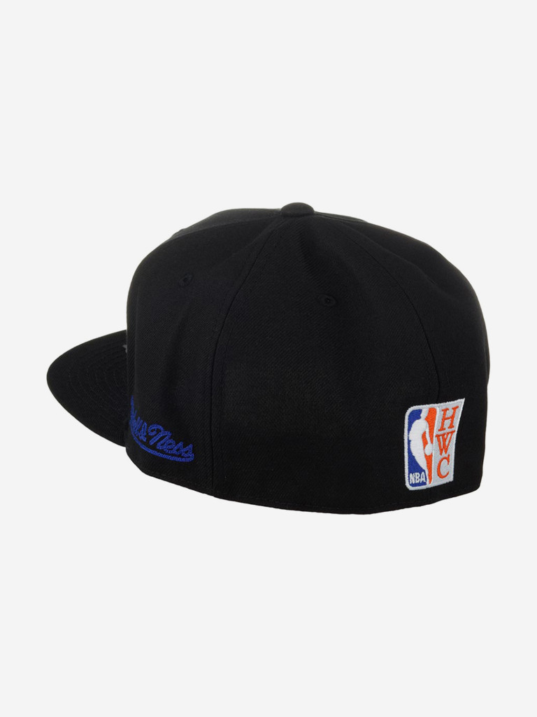 Бейсболка с прямым козырьком MITCHELL NESS HHSF4790-NYKYYPPPBLCK New York Knicks NBA (черный)