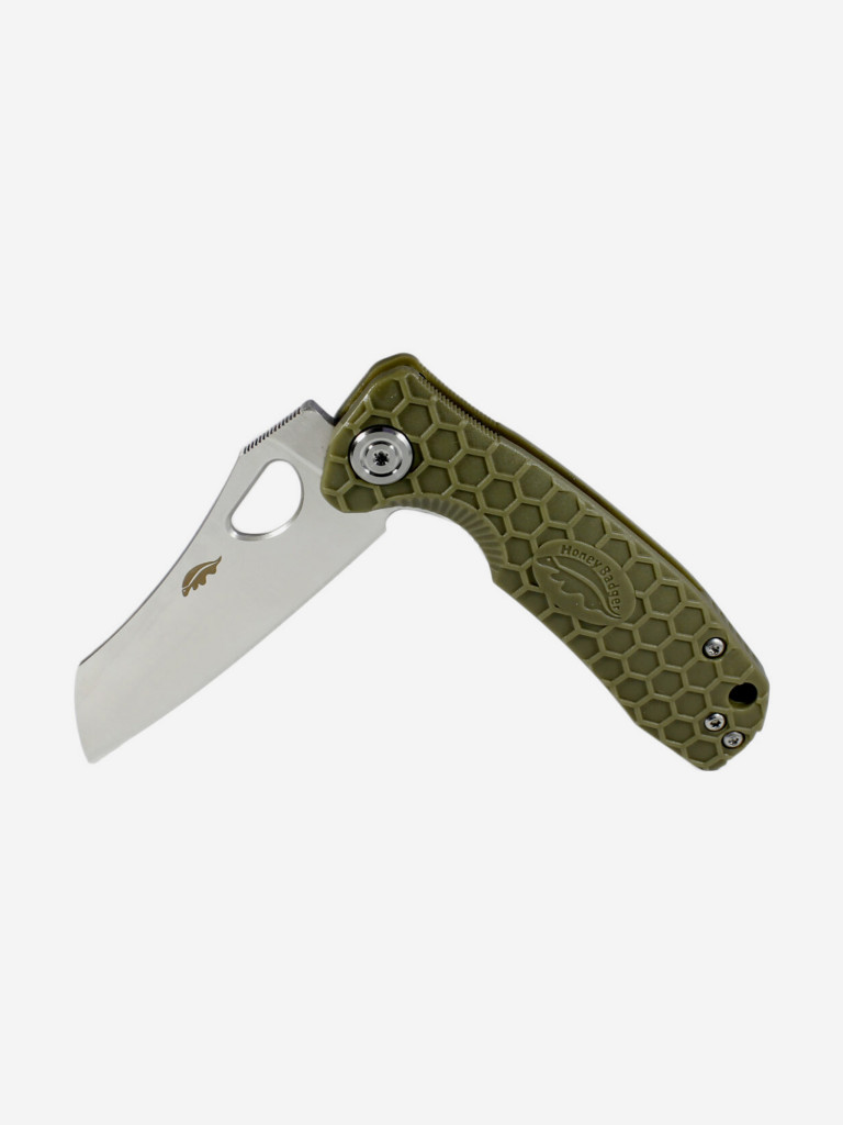 Honey Badger Wharncleaver D2 L с зелёной рукоятью