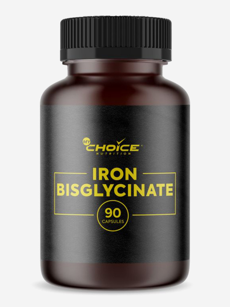 MyChoice Nutrition, БАД к пище Iron Bisglycinate (Железа Бисглицинат), 720 мг, 90 капсул