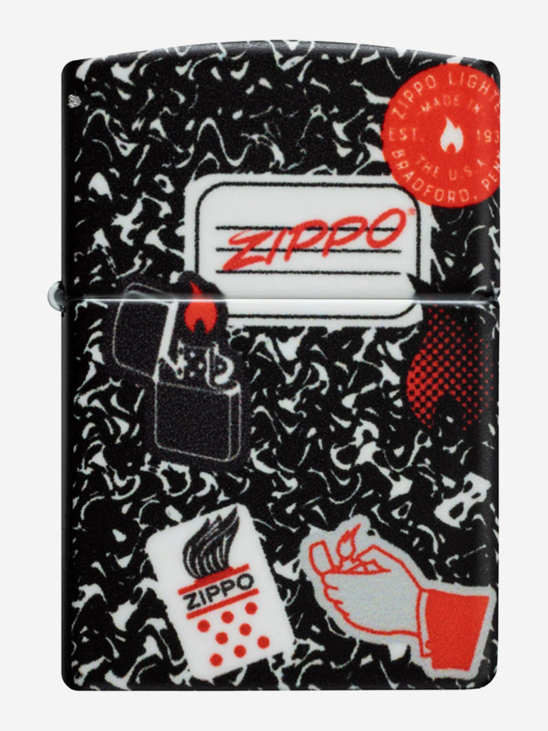 Зажигалка бензиновая ветроустойчивая Zippo Notebook Design 540 Matte