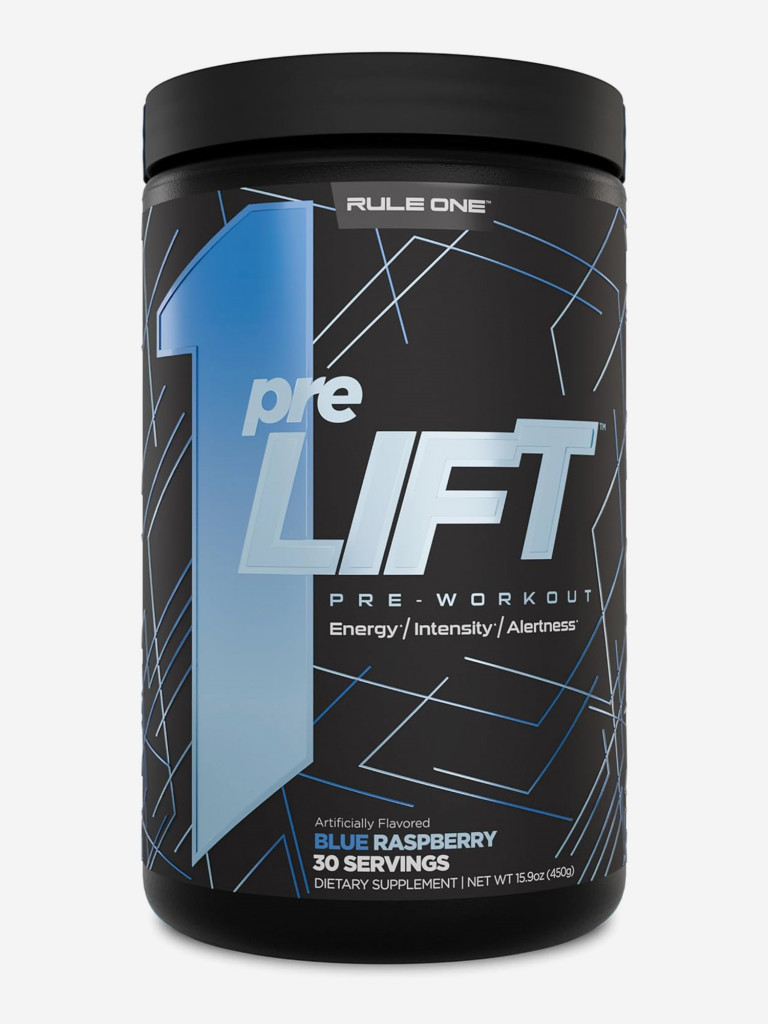 Предтренировочный комплекс Rule 1 Pre Lift, 450 г, Голубая малина