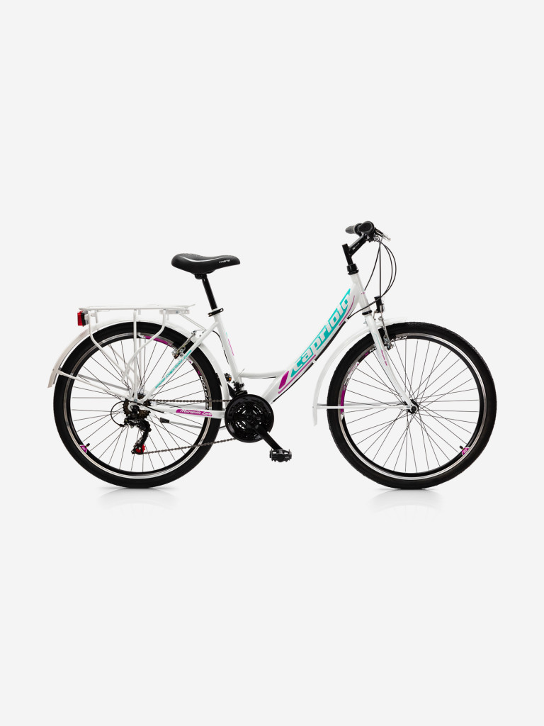 Велосипед CAPRIOLO TOURING METROPOLIS LADY (3 X 6), рама сталь 19'', колёса 26'' (белый)