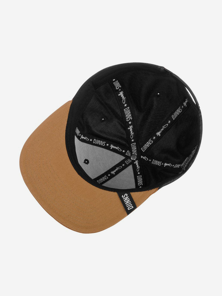 Бейсболка с прямым козырьком DJINNS 6P SB Linen 2015 (черный)