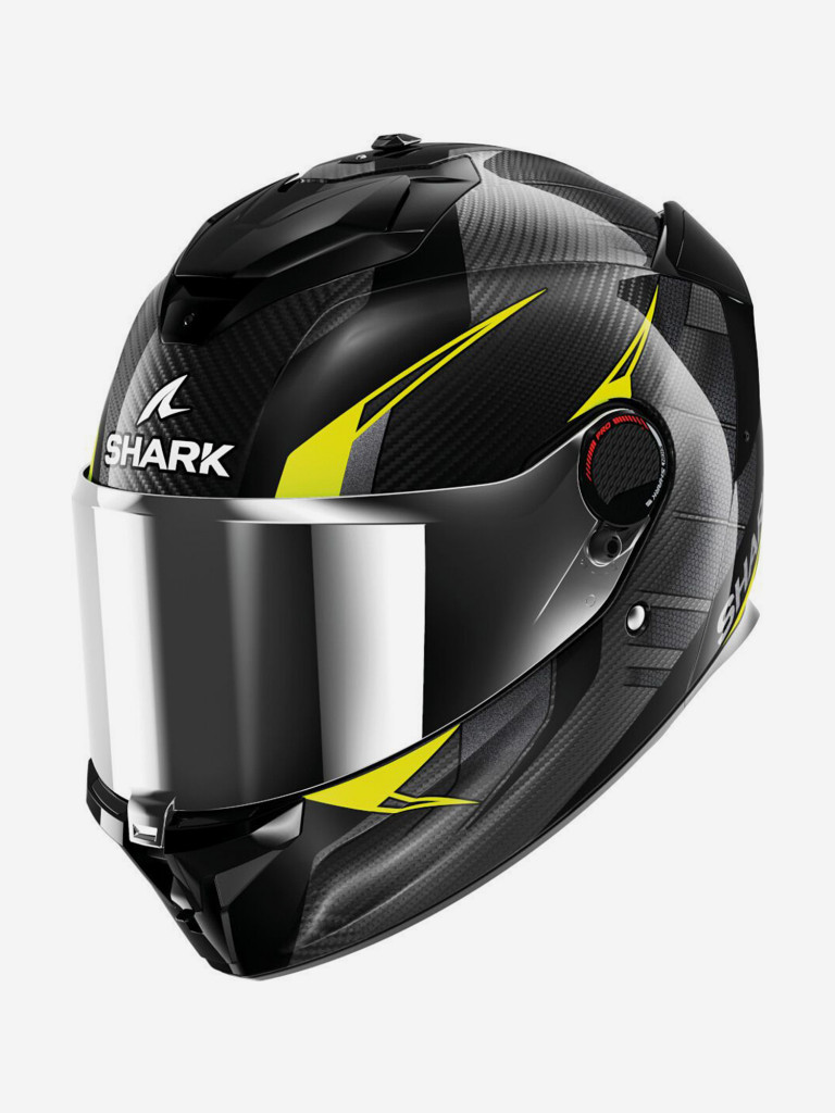 Мотошлем интеграл Shark SPARTAN GT PRO KULTRAM CARBON Black/Yellow