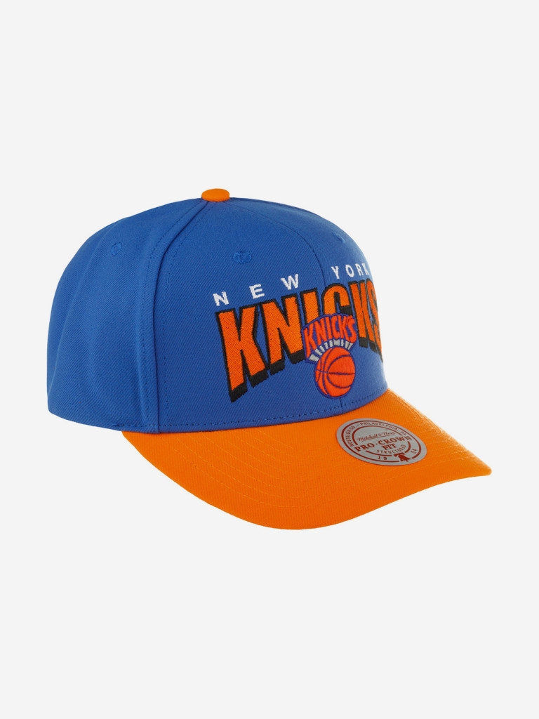 Бейсболка MITCHELL NESS HHSS6279-NYKYYPPPBLUE New York Knicks NBA (синий)