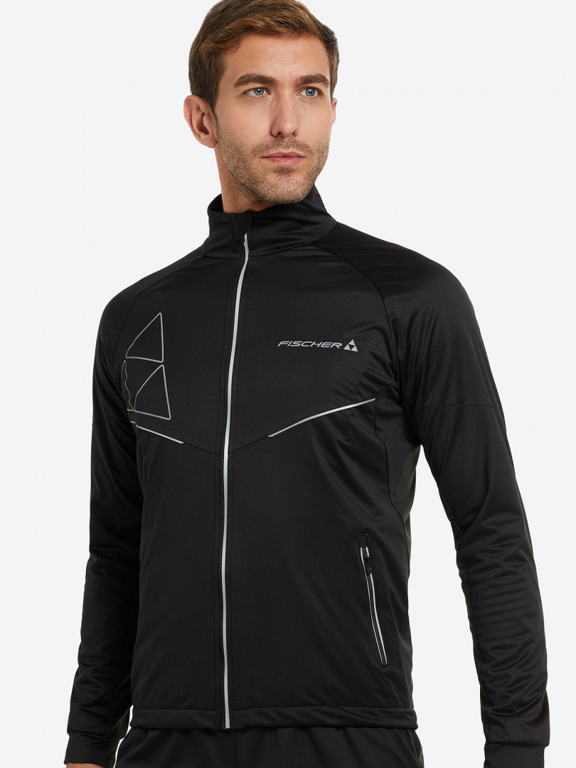 фото Куртка софтшелл мужская fischer basic, черный