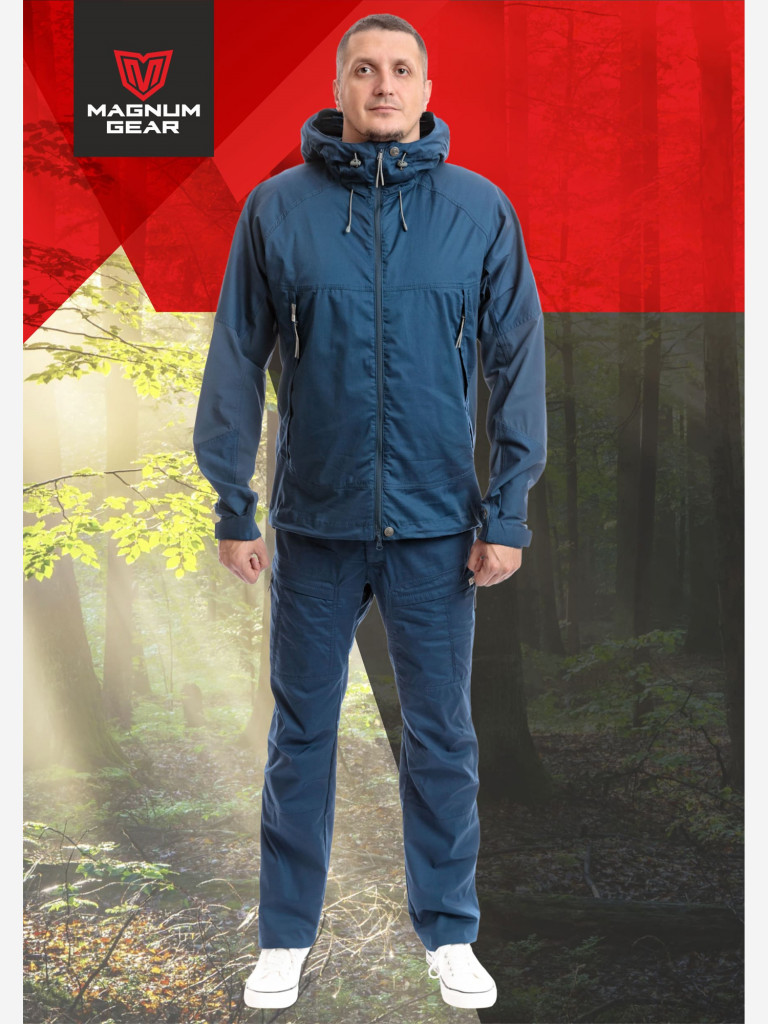 Костюм для рыбалки и охоты MAGNUM GEAR ATLAS синий