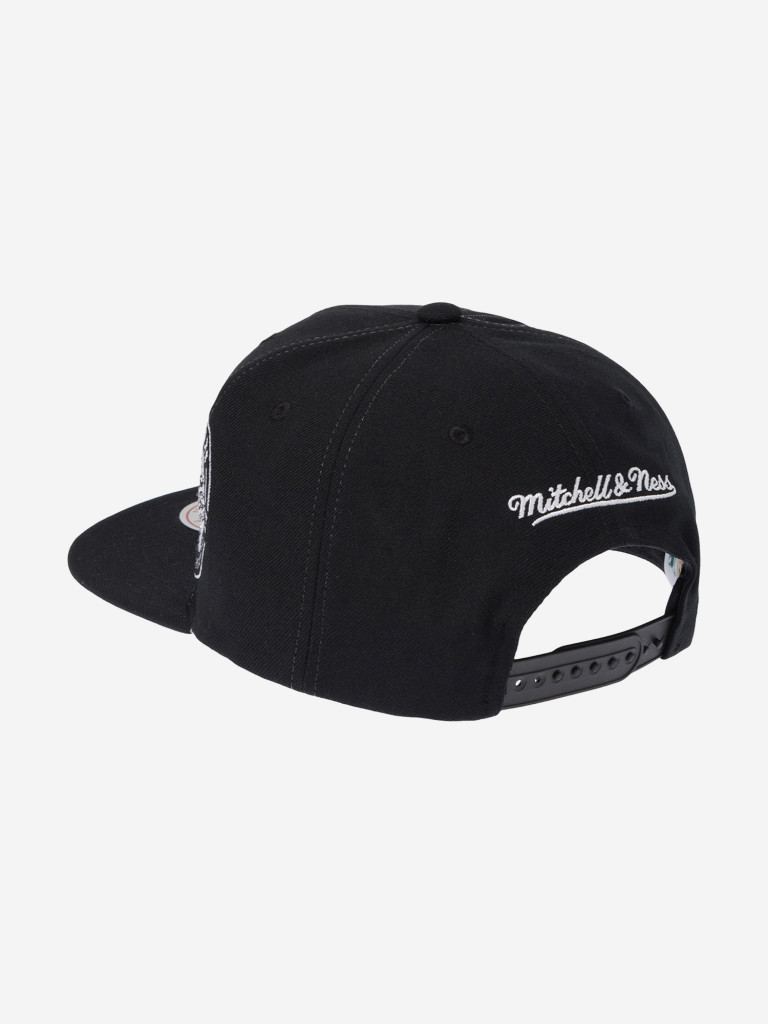 Бейсболка с прямым козырьком MITCHELL NESS HS12160-CHOBLCK Charlotte Hornets NBA