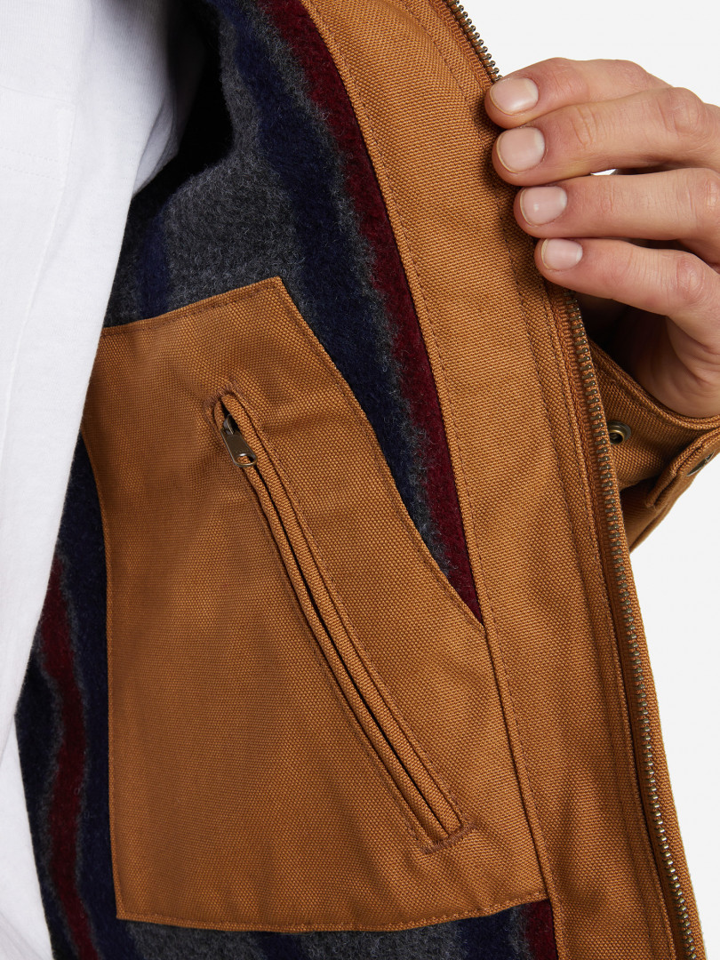 фото Куртка мужская carhartt, коричневый