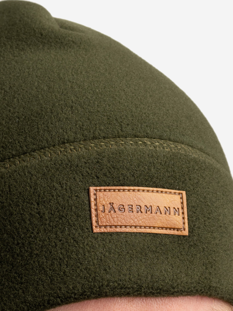 Шапка спортивная флисовая хаки Jägermann