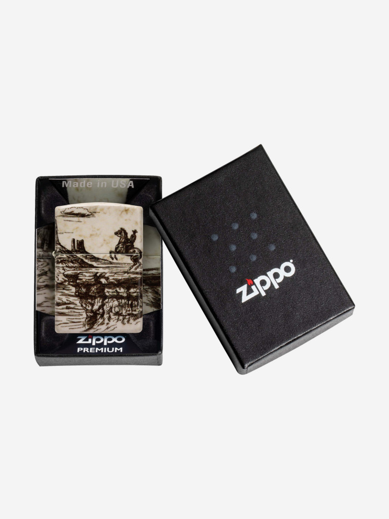 Зажигалка бензиновая ZIPPO 48518 Wild West Scene