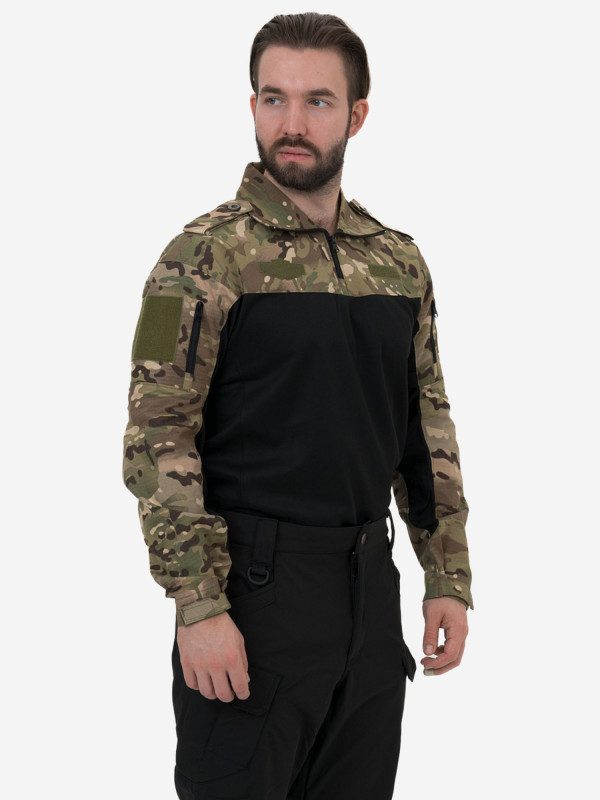 Футболка Remington Tactical Frog Long Sleeve Zipper Collar CP Черный цвет — купить за 4990 руб. со скидкой 29 %, отзывы в интернет-магазине Спортмастер