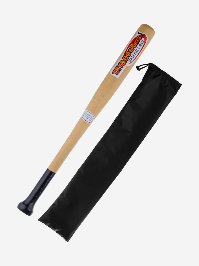 Бита бейсбольная деревянная Estafit T&D 25" светлая с чехлом