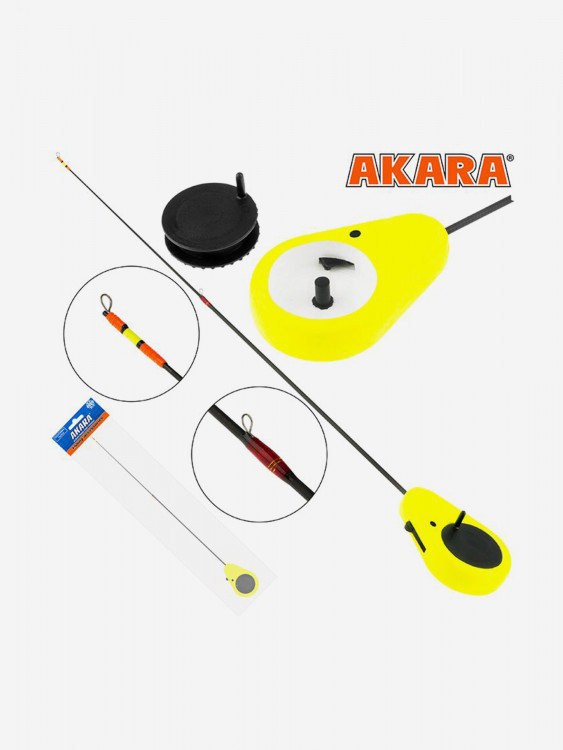 Удочка зимняя Akara Detent F 355 (1,0-8,0г) Yellow