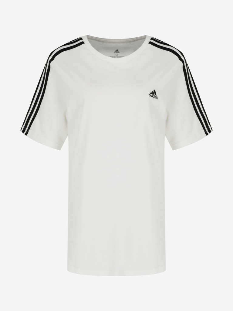 Футболка женская adidas Essentials Slim 3-Stripes, Plus Size