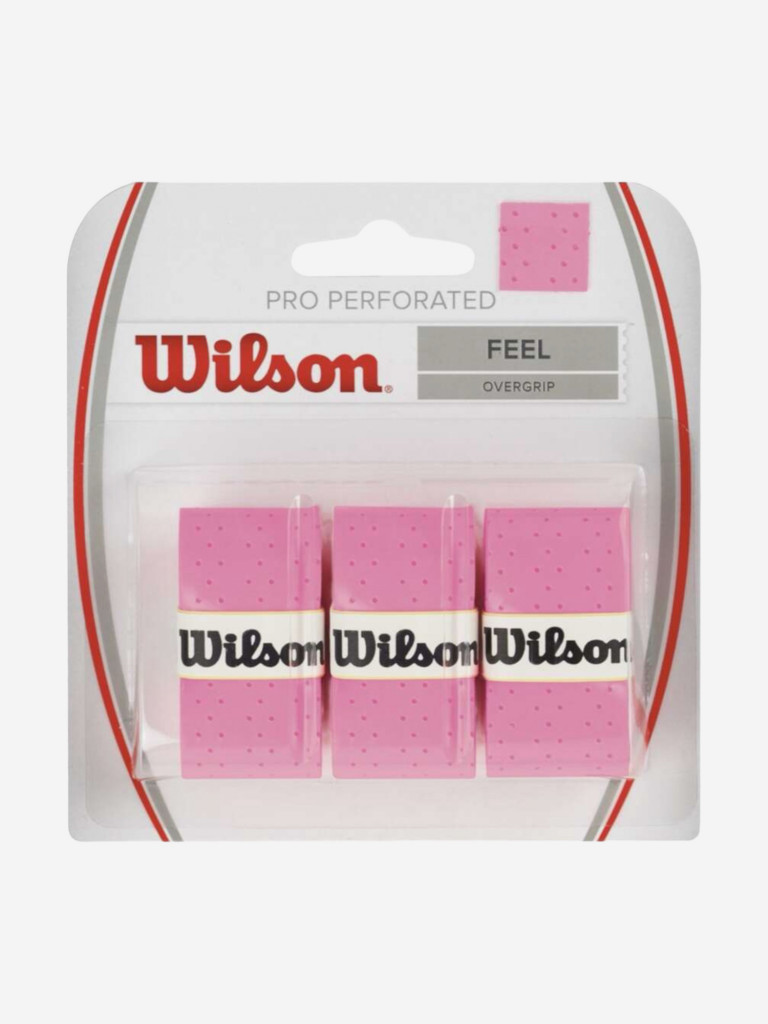 Намотка верхняя Wilson PRO Perforated FEEL 3шт. Розовый