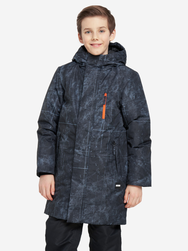 Пальто утепленное для мальчиков Termit черный цвет — купить за 7499 руб., отзывы в интернет-магазине Спортмастер