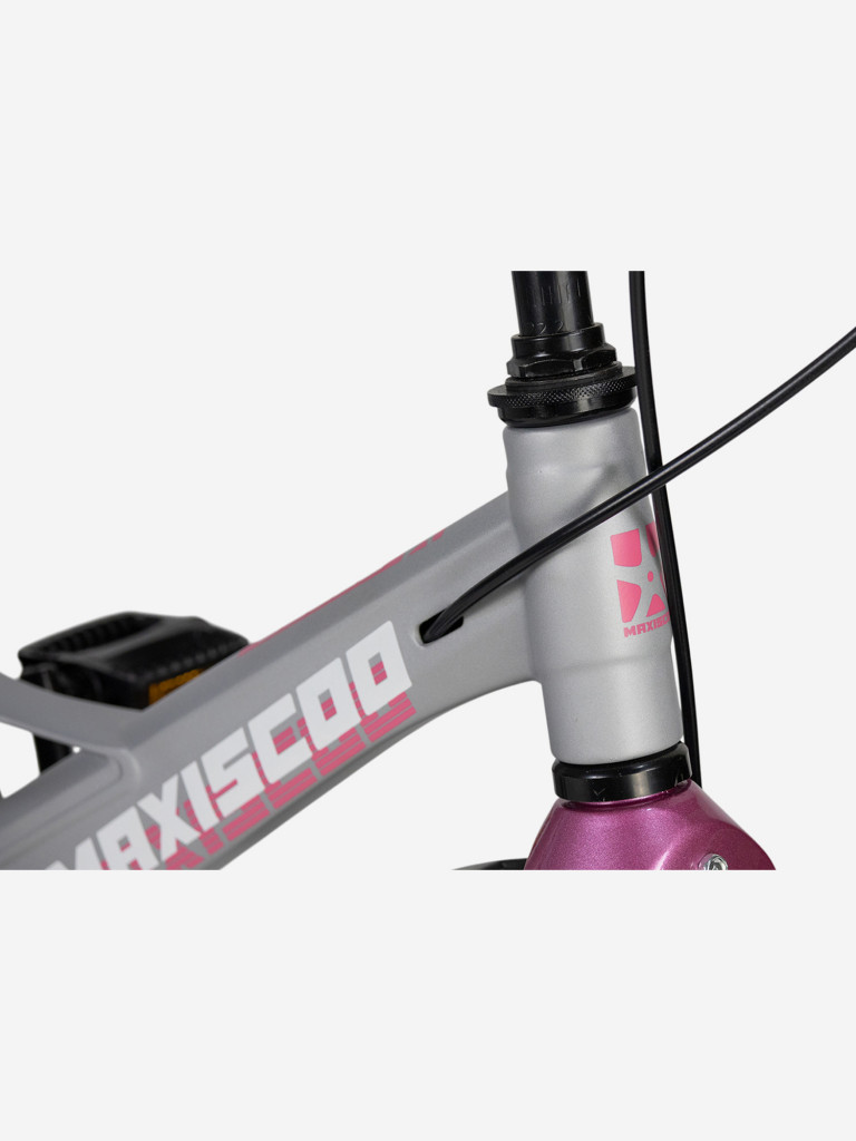 Велосипед Детский Maxiscoo Space deluxe Plus 14'' Серый Жемчуг (2025)