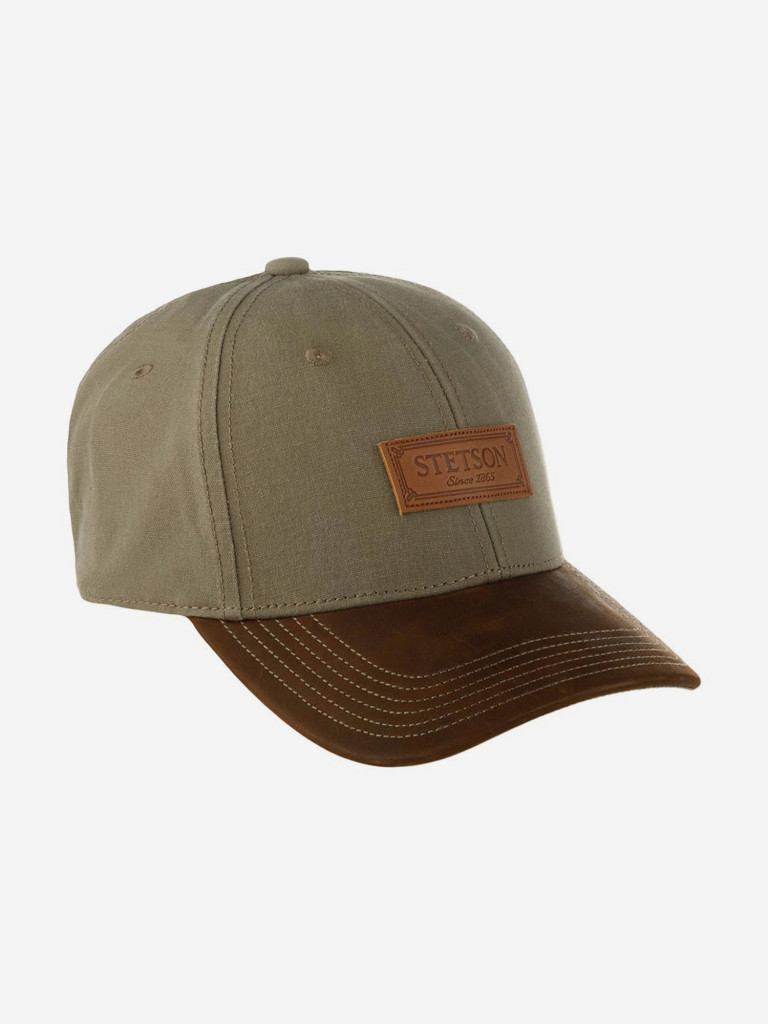 Бейсболка STETSON 7721126 BASEBALL CAP COTTON (оливковый)