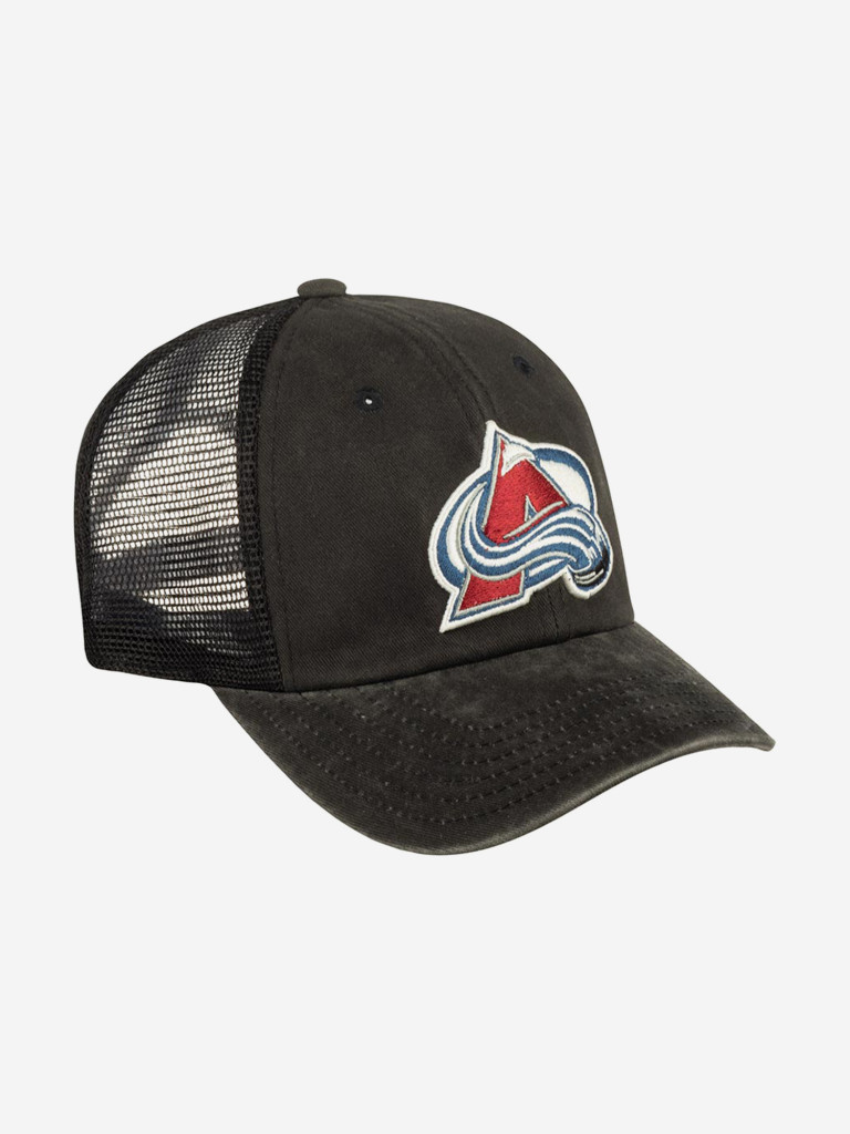 Бейсболка с прямым козырьком AMERICAN NEEDLE 41152A-COA Colorado Avalanche Raglan Bones