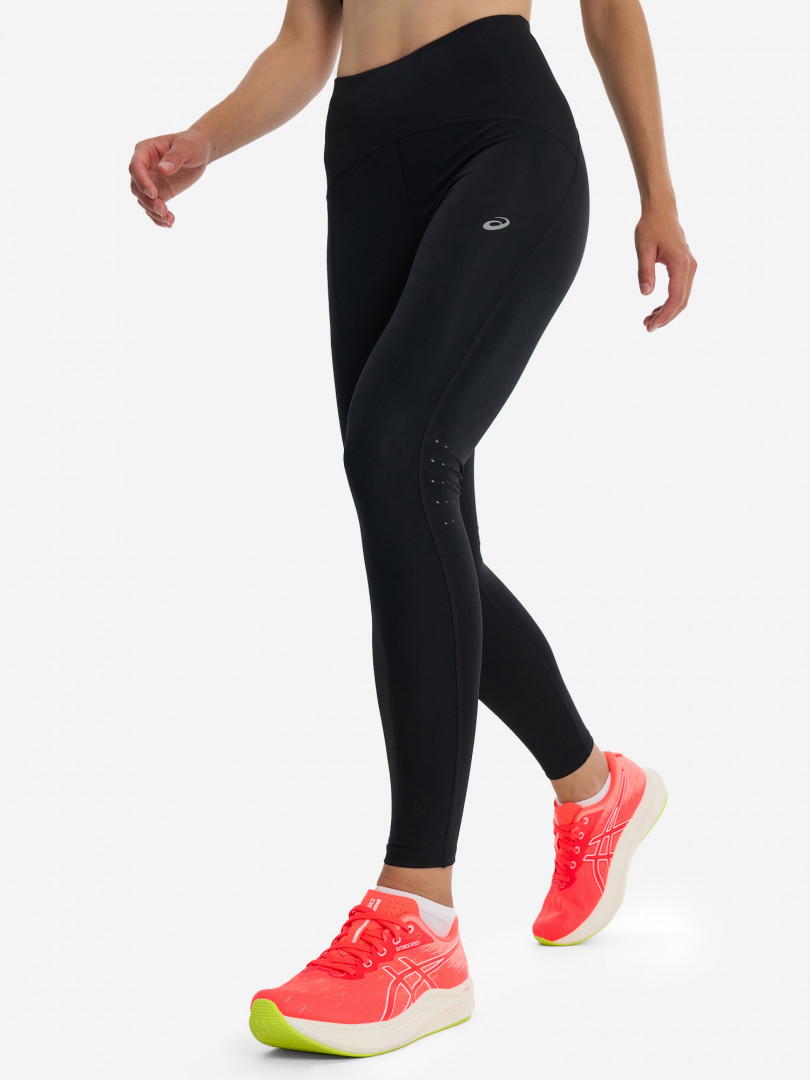 фото Легинсы женские asics road high waist, черный