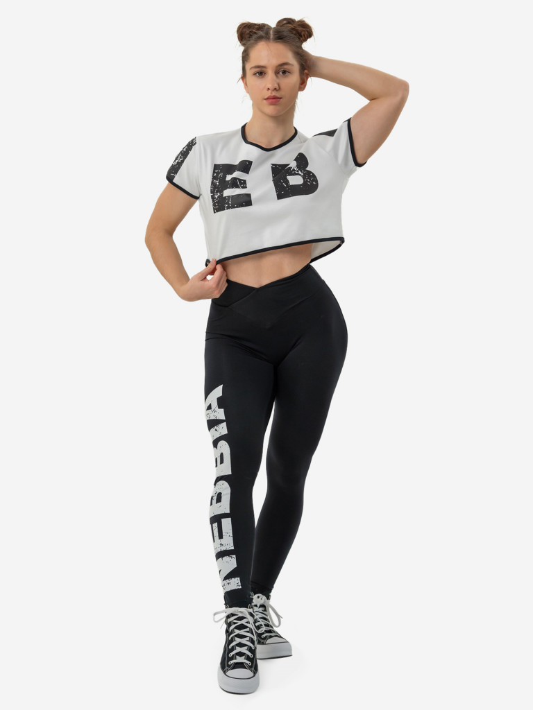 Легинсы спортивные женские High waisted gym leggings GLUTE CHECK 613