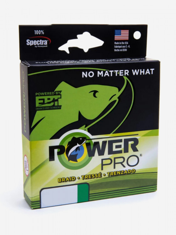 Леска плетеная Shimano PowerPro длина 135 м, диаметр 0,19 мм, разрывная нагрузка 13 кг