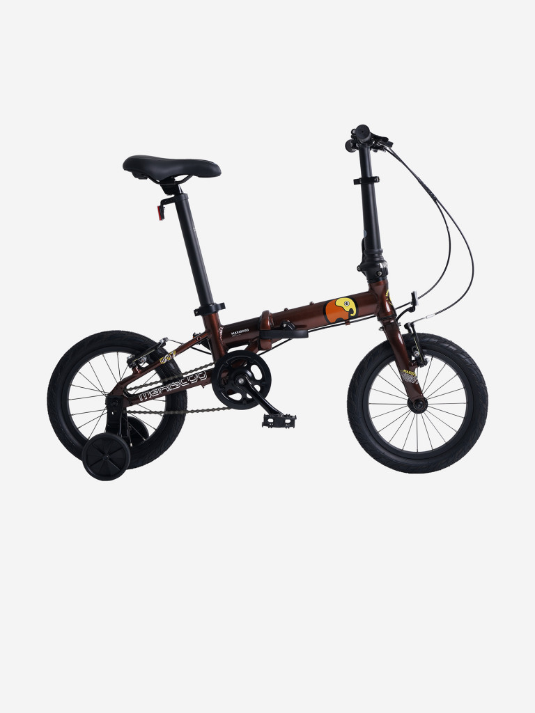 Велосипед Детский Складной Maxiscoo S007 PRO 14'' Бронза (2024)