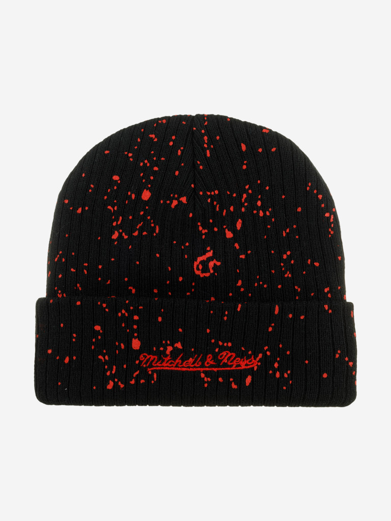 Шапка с отворотом MITCHELL NESS HCFK5815-CBUYYPPPBLCK Chicago Bulls NBA (черный)