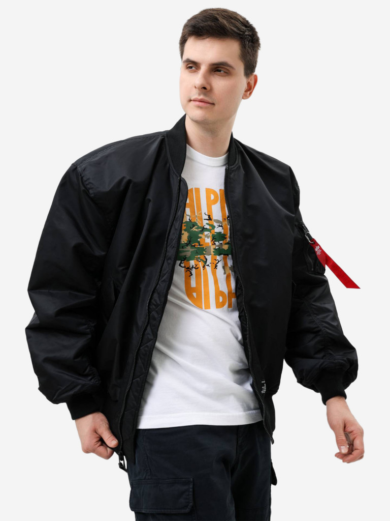 Бомбер утепленный оверсайз мужской MA-1 Bloodchit Gen II Alpha Industries