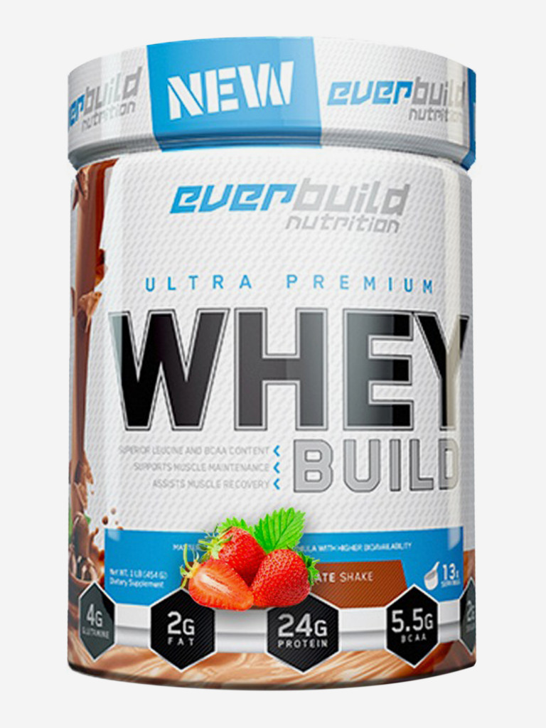 Протеин Everbuild Nutrition ULTRA PREMIUM WHEY BUILD 454 гр