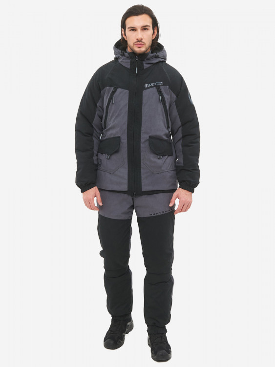 Костюм мужской Huntsman Горка-Люкс зимний мембранный на флисе из ткани Исландия для охоты и рыбалки