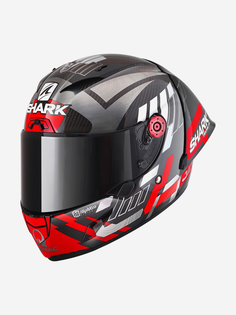 Мотошлем интеграл SHARK RACE-R PRO GP 06 ZARCO WINTER TEST Black/Chrome/Red